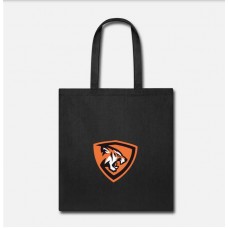 The Orange Tiger Black Tote Bag